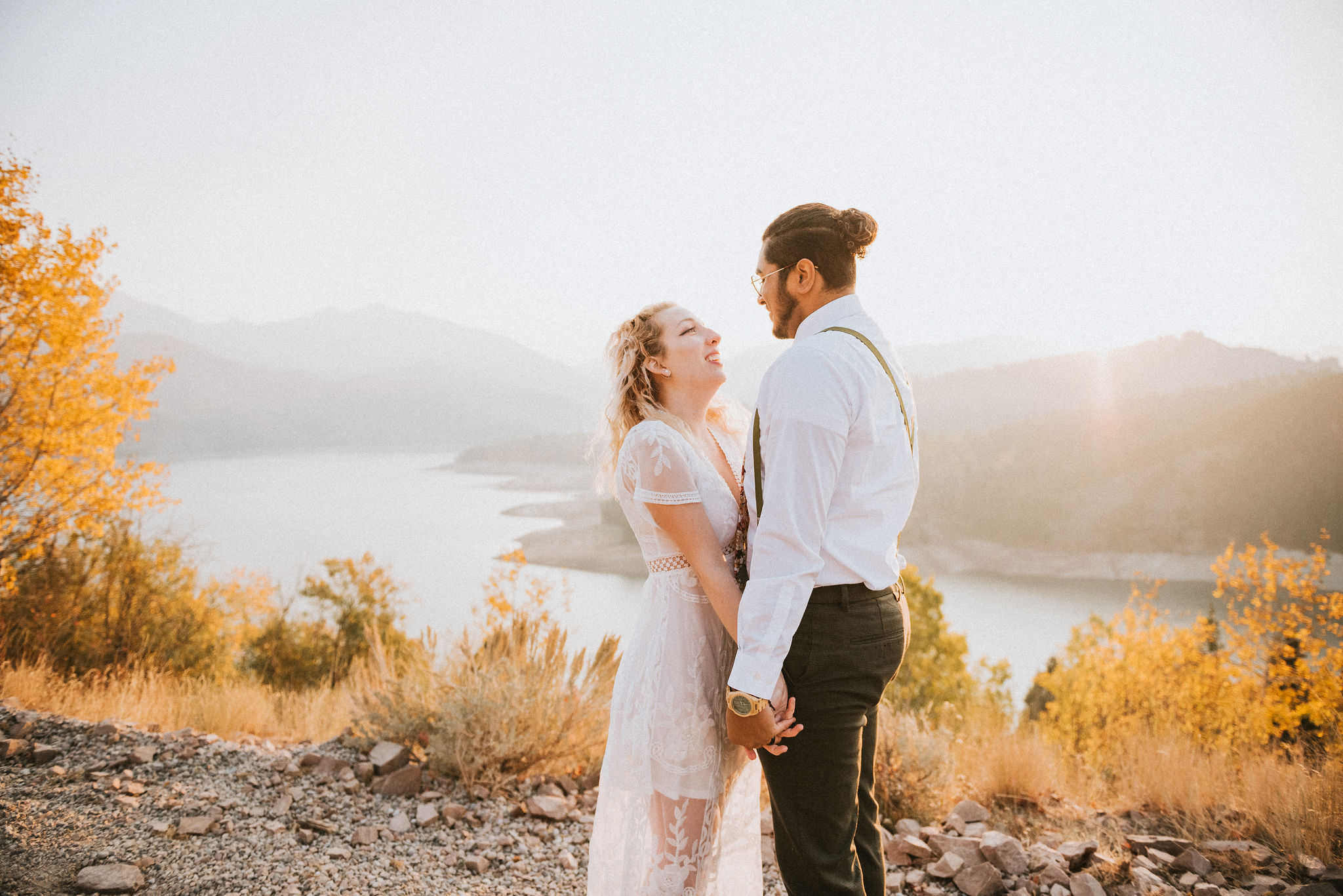 Bridal Sunrise Mountains Session Destination Elopement Jackson Wyoming Swan Valley Idaho Jenna Boshart Photography