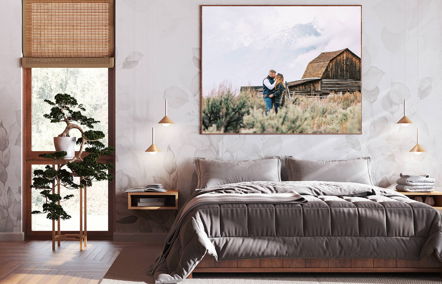 Custom wall art for family homes in Jackson Wyoming by Jenna Boshart Photography