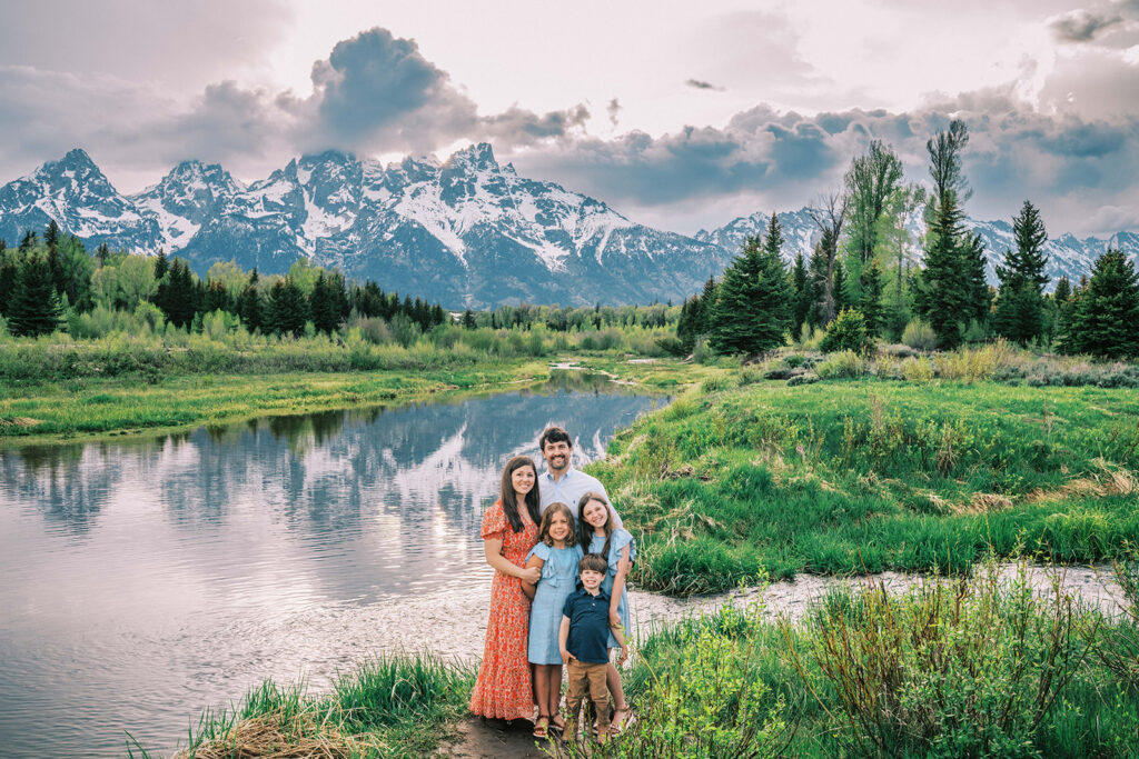 Family session in Grand Tetons, Summer in Jackson Hole