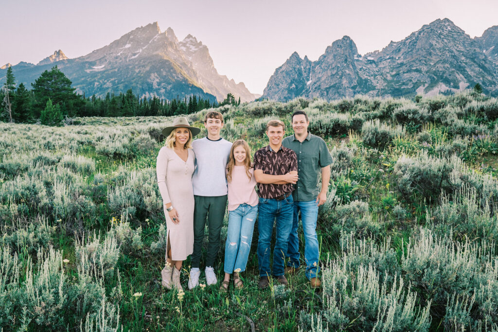 Family Session in Grand Tetons