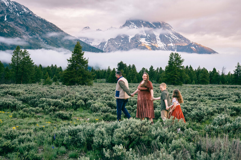 family photo session in GTNP, family photos in Grand Teton National Park