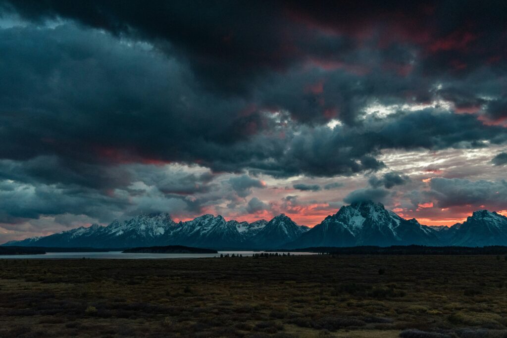 Grand Teton National Park at sunset