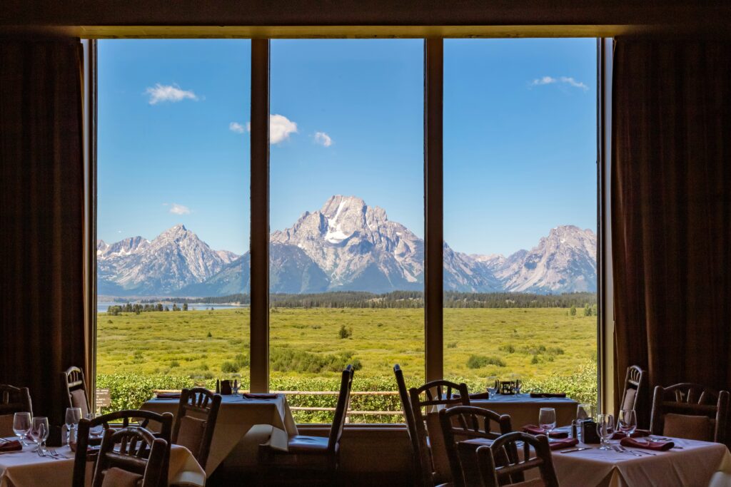 Romantic Restaurants in Jackson Hole, Mural Room in Jackson Lake Lodge