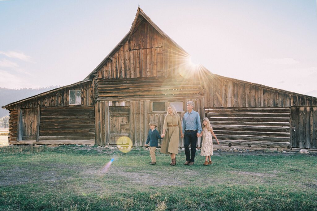 family poses in Grand Teton National Park, family portraits in Grand Teton National Park, family portraits in Jackson Hole, add videography to family session in Jackson Hole