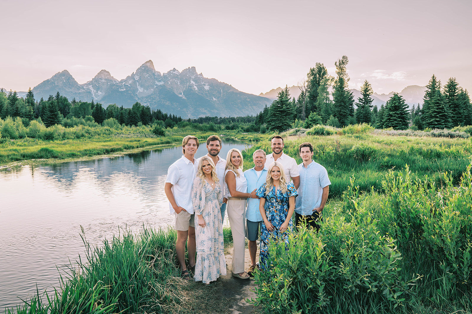 family summer session in Grand Teton National Park