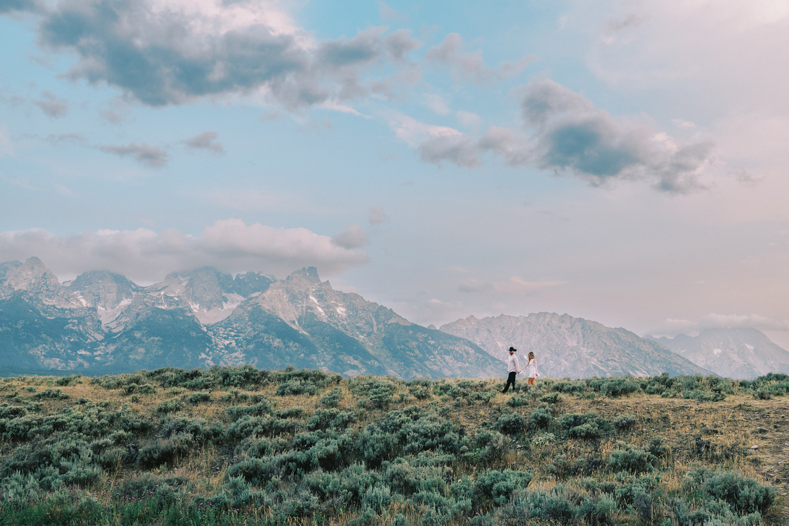 Wedding portraits in Grand Tetons
