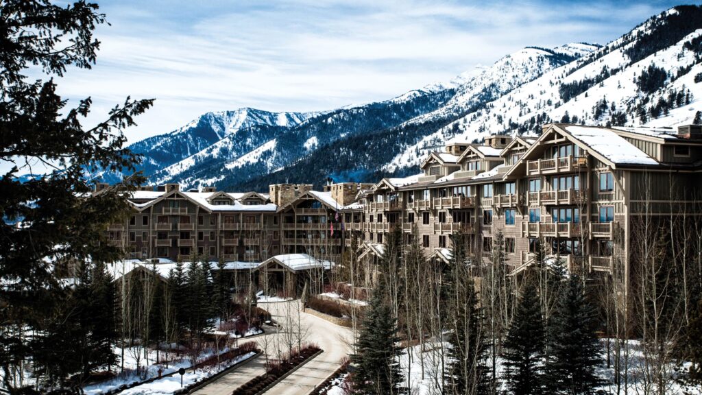 Four Seasons Resort in Jackson Hole, snowy Four Seasons Resort, top lodges and resorts in Jackson Hole, family friendly resorts in Jackson Hole,
